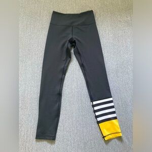 ZYIA Bumblebee Light N Tight 7/8 Leggings Size 2